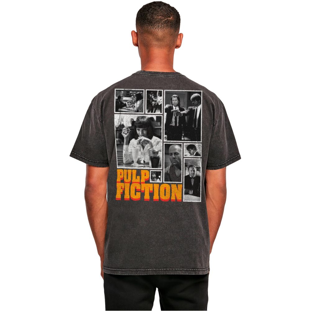 Merchcode Pulp Fiction - Stills Oversize Herren TShirt - Schwarz